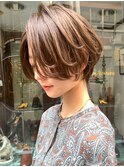 小顔☆ひし形シルエット×センシュアルショート