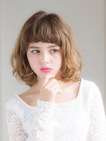 サロンドメルシー (salon de merci)&nbsp;【salon de merci 青葉台】ベージュカラー 無造作 ふわミディ☆