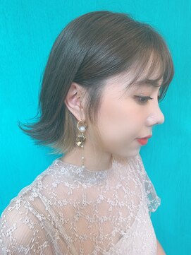 ルフレ 新宿本店1st(Reflet) 《イヤリングカラー×外ハネ》#新宿#新宿三丁目#髪質改善