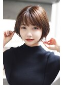 20代30代40代小顔丸みひし形ショート　リノ吉祥寺