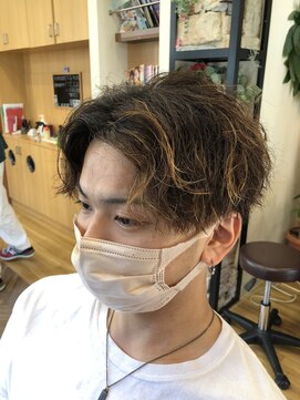 フレンズ 手稲店(friend's) ツイストスパイラル1ヶ月後のカット