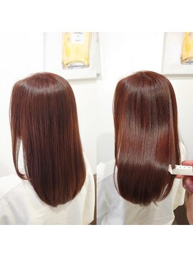 アッシュ 清瀬店(Ash) 【髪質改善】オレンジブラウン系カラー　Ash清瀬 大嶋