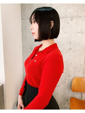 サクラ オモテサンドウ(SAKURA) 切りっぱなしボブ　ミニボブ　マチルダボブ　前髪　表参道