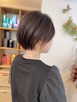 エニ 自由が丘(ENi)&nbsp;黒髪/グレーベージュ/レイヤーロング/前髪パーマ[自由が丘駅]