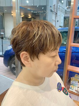 クリュウゲート 吉祥寺店(KURYU GATE) 黒髪/グレーベージュ/レイヤーロング/前髪パーマ[吉祥寺]