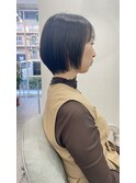 大人可愛い30代40代50ショートボブショート丸みショート
