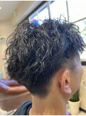 メンズ ツイスト スパイラルパーマ