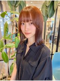 ◎外ハネ上品なワンレン切りっぱなしボブ!小顔ヘア