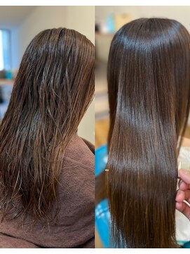 アメイズトーキョー 札幌大通(Amaz! tokyo) 小顔ネビージュワンレン/縮毛矯正/髪質改善/ツヤ髪/くせ毛