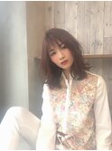 20代30代40代/外ハネくびれヘアナチュラルカール[都立家政/中野]