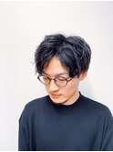 センターパート★スパイラルパーマ