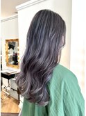 大人グレージュ×バレイヤージュ