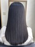 <平日限定>カット+髪質改善ストレート(弱酸性縮毛矯正)+トリートメント￥17800