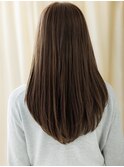 姫カットレイヤーロング黒髪カーキアッシュTc3上尾20代30代40代