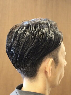 アザーハーフ(Other Half) ツーブロック×ナチュラル 上品なビジカジスタイル！