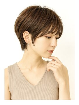 ☆お客様スタイル☆【艶カラーショート／二俣川／二俣川駅】