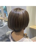 オリーブカラー◎ショートボブ◎荻原圭介