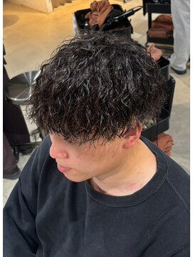 ブルニール 心斎橋(BLEUNIR) 縦落ちパーマ メンズパーマ