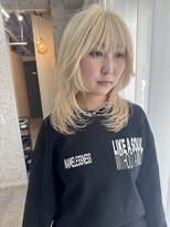 ラニヘアサロン(lani hair salon)&nbsp;ブロンド/ペールベージュ/ブリーチ/ダブルカラー/レイヤーカット