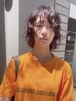 暖色ボブパーマ