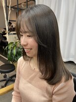 クワイア 川崎店(0choir)&nbsp;ダークオリーブグレージュ×ワンホンレイヤー○emi/ダークブルー