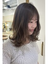 ニール 名古屋 伏見 丸の内(NEELU)&nbsp;【RIE】ふんわり柔らかレイヤーベージュ