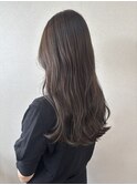 透明感グレージュ