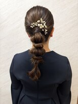 【完全個室サロン】Eleanor spa&treatment 高槻【9月19日 OPEN（予定）】&nbsp;【ヘアセット】綺麗め編み下ろしポニー