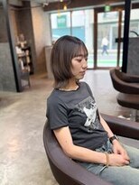 ザ シーワークス ときわ台店(THE Cworks)&nbsp;レイヤーボブ/ウルフ/ハイライト/グラデーション/ベージュ