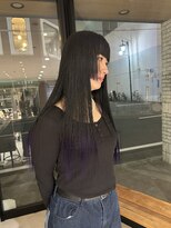 パーク(PAAQ)&nbsp;ロング／姫カット／デザインカラー／裾カラー
