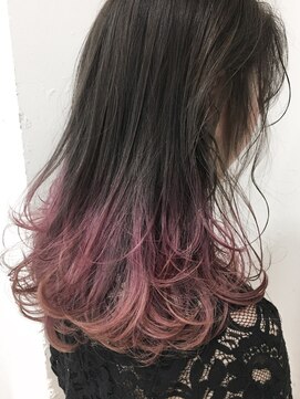 ブルーフェーセス 表参道(blue faces) 『bluefaces』グレージュ&ピンクパープルグラデーション