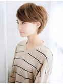 外はねカジュアルショートボブ