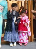 七五三やキッズのお祝い等はおまかせ！ヘアーセットと着付け