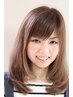 【さらさら艶髪へ】organic縮毛矯正＋カット＋カラー＋FIBREPLEX Tr　¥21600