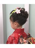 七五三　ヘアアレンジ　