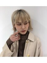 フラミューム たまプラーザ(flammeum)&nbsp;ハイトーンボブ×ワイドバング【フラミュームたまプラーザ】