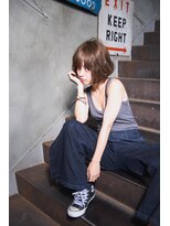 ミエル ヘア 新宿(miel hair)&nbsp;〈mielhair新宿〉大人可愛い　ナチュラル　ショート　ボブ