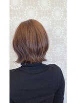 ミネヘアアンドメイク高知店 前下がりボブ