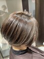 アース 上野店(HAIR&MAKE EARTH)&nbsp;たっぷりのハイライトにミルクティーをオン♪透け感が素敵です！