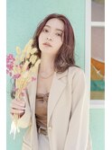 菱形フォルムで大人 美人セミロング
