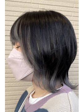 クロリ(Coloris) ウルフカット×インナーシルバー！