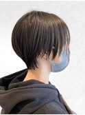 ハンサムショート×オリーブアッシュカラー☆