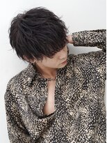 アルファ 新宿(alpha)&nbsp;サーフカール/ 刈り上げセンターパート/ブルーブラック[新宿駅]