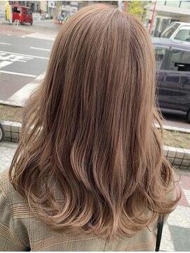 ボアップ 松山店(boappu) #ベージュ#カラー#ブリーチ