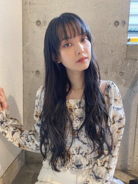 ルービック 奈良(Rubik's) ダークカラーくすみカラー艶黒髪韓国風カール