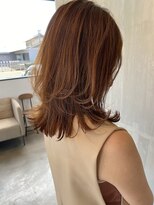 リアン(Lien.)&nbsp;ワンカールレイヤー×オレンジブラウン