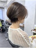 【Owll】20代30代40代くすみベージュ 大人くびれショート