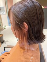 タイズ(ties) 20代30代大人可愛い透明感ピンクイヤリングカラー大人ボブ