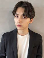 パーク(PARK)&nbsp;【PARK】センターパート×ニュアンスパーマ