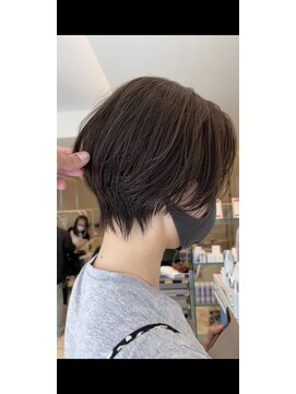 モードケイズエミュー(MODE K's eau) 髪質改善カラー×Aujua【摂津本山/ショート】